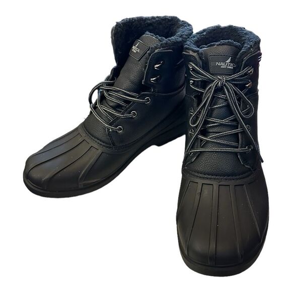 Nautica Dazo Duck Boot black 3M Thinsulate size 10 NWT main image 5